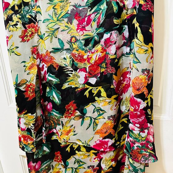 Anne Giorgio fully lined Flowing styled floral Dress size Med - Picture 10 of 10